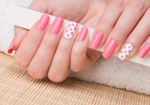 healthy nails with nail polish